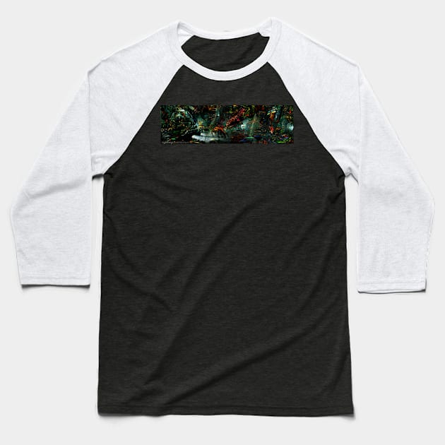 FRAGMENT: JUNGLE Baseball T-Shirt by WarrenFahy